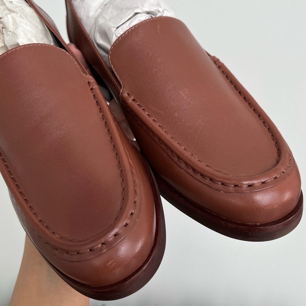 Everlane Brown Leather Classic Loafers - Picture 6 of 6